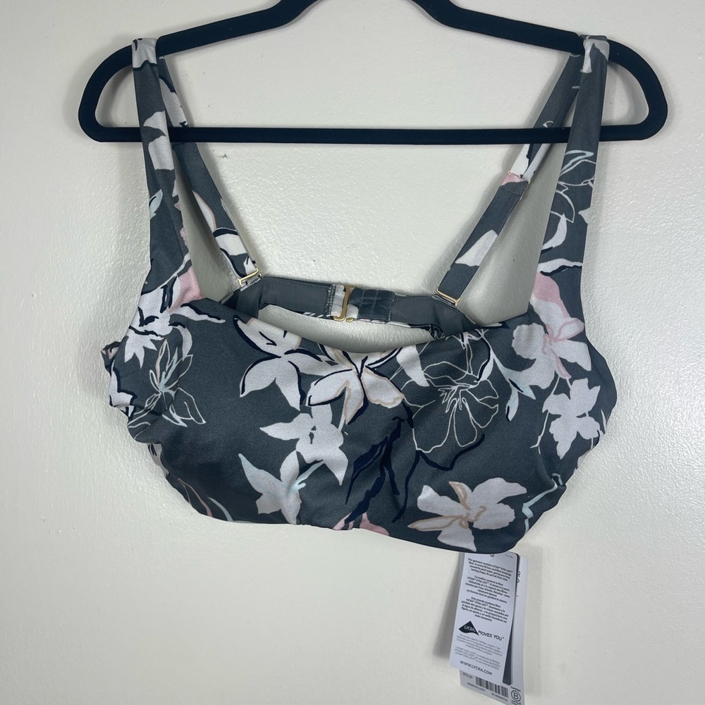 Athleta Aqualuxe Wildflower Bra Sized Bikini Top - Picture 2 of 6
